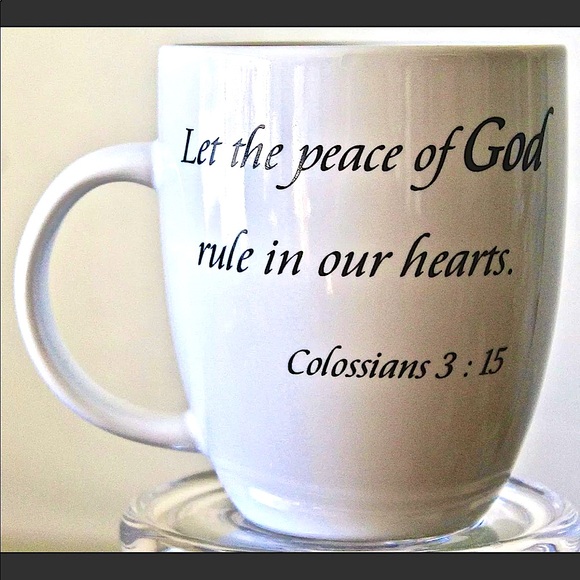 COVENTRY DAILY BLESSINGS MUG CUP COLOSSIANS 3:15 NEW - Picture 3 of 6